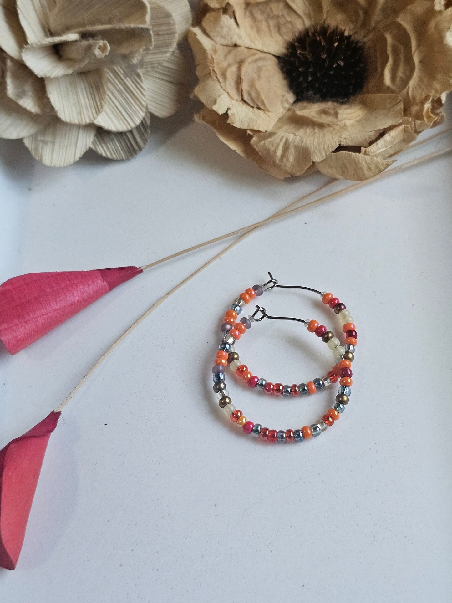 Small silver hoops