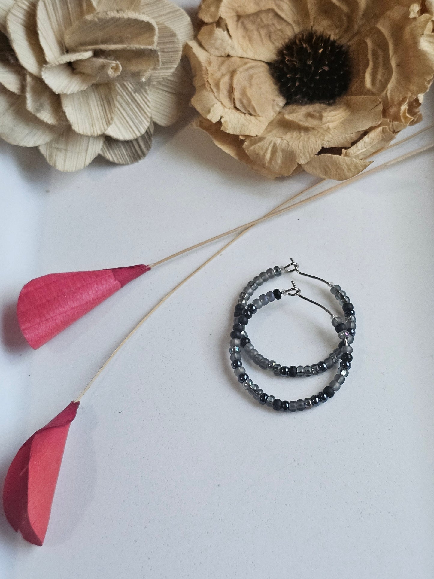 Small silver hoops